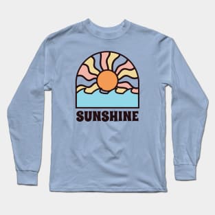 groovy sunshine Long Sleeve T-Shirt